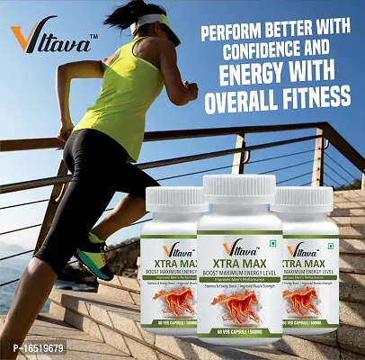 VLTAVA Xtra Max Natural Performance,Strength and Stamina Power Capsules for Men