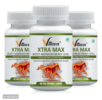 VLTAVA Xtra Max Natural Performance,Strength and Stamina Power Capsules for Men-thumb3