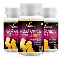 VLTAVA KAMVEDA PLUS Sexual Capsules For Men Long Time Sex Power  Stamina 100% Ayurvedic-thumb1