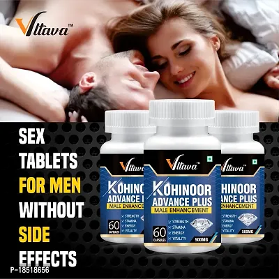 VLTAVA KOHINOOR ADVANCE PLUS Sexual Capsules For Men Long Time Sex Power  Stamina 100%   Ayurvedic