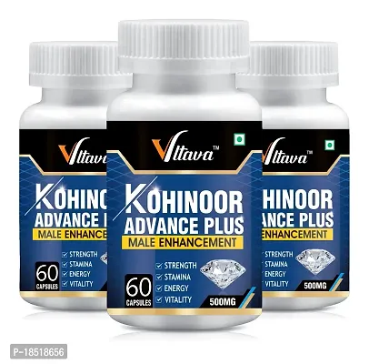 VLTAVA KOHINOOR ADVANCE PLUS Sexual Capsules For Men Long Time Sex Power  Stamina 100%   Ayurvedic-thumb3