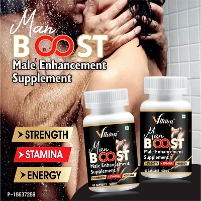 VLTAVA MAN BOOST Capsule For Men's Immunity, Power  Sexual Health (Pack of 2)