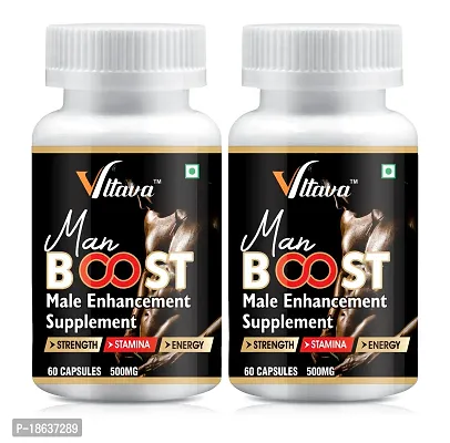 VLTAVA MAN BOOST Capsule For Men's Immunity, Power  Sexual Health (Pack of 2)-thumb2