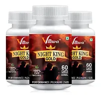 VLTAVA NIGHT KING GOLD Bigger Supplement Multivitamin for Men's | Improve Men's Size, Power  Stamina (Pack of 3)-thumb1