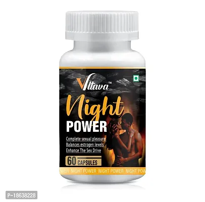 VLTAVA NIGHT POWER Ayurvedic Supplement for Men | Better Sexual Power  Performance(60 Capsules)-thumb2