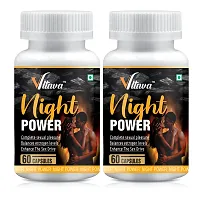 VLTAVA NIGHT POWER Testosterone Booster for Men | Ayurvedic Capsules for Vigour,Vitality    Energy | 2 Month Pack (120 Capsules)-thumb2