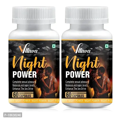 VLTAVA NIGHT POWER Testosterone Booster for Men | Ayurvedic Capsules for Vigour,Vitality    Energy | 2 Month Pack (120 Capsules)-thumb3