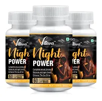 VLTAVA NIGHT POWER AYURVEDA Power Capsule|Vigour|Vitality|Immunity| For Men|Power Capsules for Long Time| Immunity | Power |-thumb1