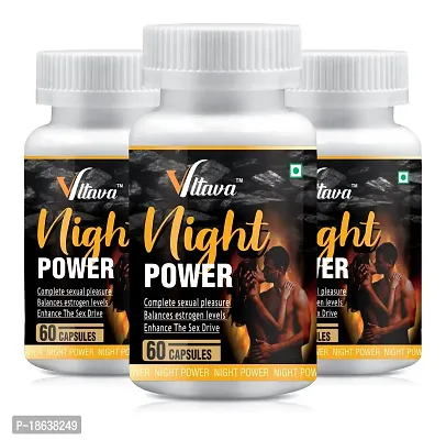 VLTAVA NIGHT POWER AYURVEDA Power Capsule|Vigour|Vitality|Immunity| For Men|Power Capsules for Long Time| Immunity | Power |-thumb2