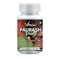 VLTAVA PAURASH SHAKTI Capsule, Strength  Stamina Booster For Men Wellness Boost Your Sexual Power 100% Ayurvedic-thumb2