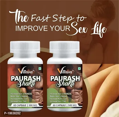 VLTAVA PAURASH SHAKTI Power Capsules for Men | Helps Restore Stamina And Vitality,Supports Energy