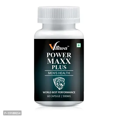 VLTAVA POWER MAX PLUS Capsule Strength Stamina Power Performance Energy Vigour Vitality Booster for Men Sudh Shilajeet, Ashwagandha, Safed Musli Boost Your Sexual Power 100% Ayurvedic-thumb2