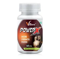 VLTAVA POWER X Capsule Strength Stamina Power Performance Energy Vigour Vitality Booster   for Men (Pack of 1)-thumb1