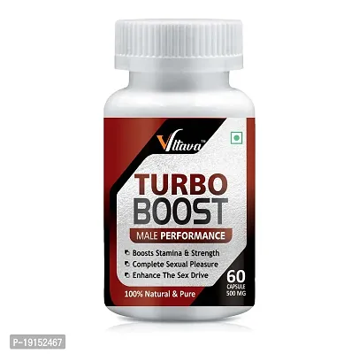 VLTAVA TURBO BOOST Capsule|Men's Performance, Extra time Stamina|Improves Vitality    Strength | Boosts Energy|(Pack of 1)-thumb2