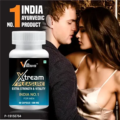 VLTAVA XTREAM PLEASURE Capsules | Strength  Stamina | Power  Performance |Extra Time|  60 Capsules