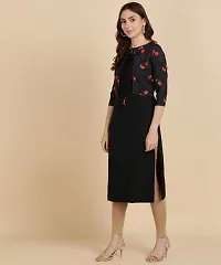 Stylish Crepe Printed Kurti For Women-thumb2