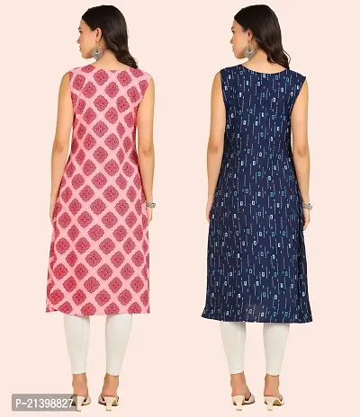 Fancy American Crepe Kurtis for Women Pack Of 2-thumb5