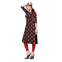 Stylish Crepe Printed Kurti For Women Pack Of 4-thumb3