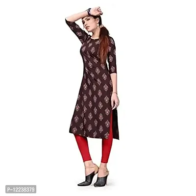 Stylish Crepe Printed Kurti For Women Pack Of 4-thumb4