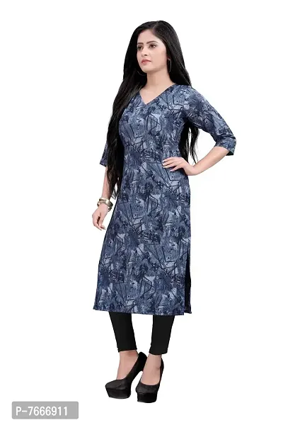 New Ethnic 4 You Crepe Straight Kurti(Combo Pack 4)-thumb4