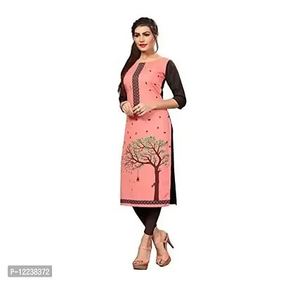 Stylish Crepe Printed Kurti For Women Pack Of 3-thumb4