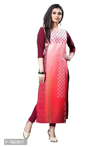 New Ethnic 4 You Women's Crepe A-Line Kurta-thumb2