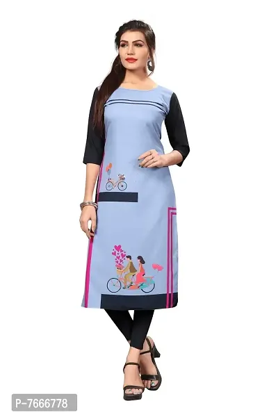 New Ethnic 4 You Women's Crepe Kurta