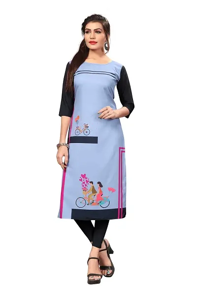 New Ethnic 4 You Women's Crepe Kurta