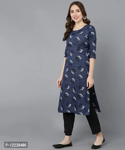 Stylish Crepe Printed Kurti For Women-thumb3