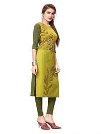 New Ethnic 4 You Women's Crepe Straight Kurta-thumb1