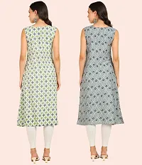 Fancy American Crepe Kurtis for Women Pack Of 2-thumb1