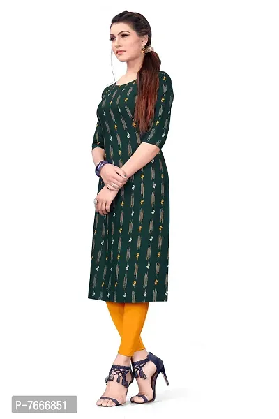 New Ethnic 4 You Women's American Crepe Straight Kurta (Combo-4kurti)-thumb4