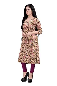 New Ethnic 4 You Women's Crepe A-Line Kurta-thumb3