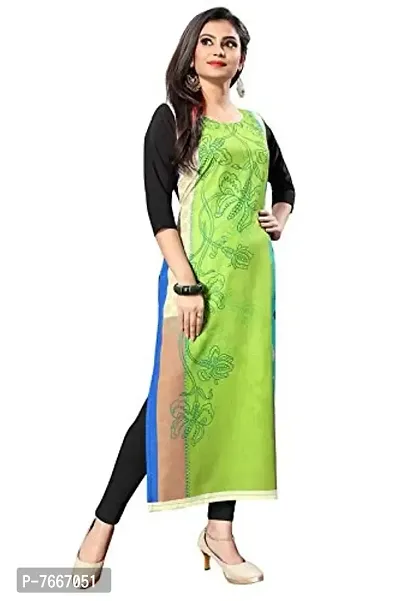 New Ethnic 4 You Woman's Crepe A-Line Kurti_etc140-thumb2