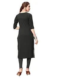 New Ethnic 4 You Women's Crepe Straight Kurta-thumb2