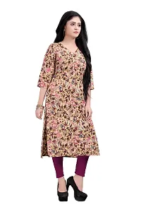 New Ethnic 4 You Women's Crepe A-Line Kurta-thumb2