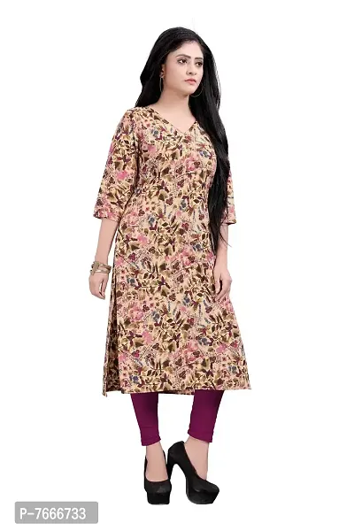 New Ethnic 4 You Women's Crepe A-Line Kurta-thumb3