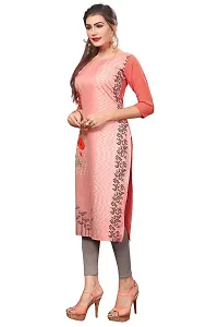 New Ethnic 4 You Women's Crepe Straight Kurta-thumb3