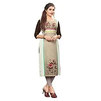 Stylish Crepe Printed Kurti For Women-thumb2