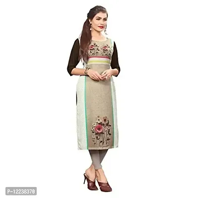 Stylish Crepe Printed Kurti For Women-thumb3