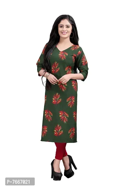 New Ethnic 4 You Women's American Crepe Straight Kurta (Combo Pack Of 2)-thumb3