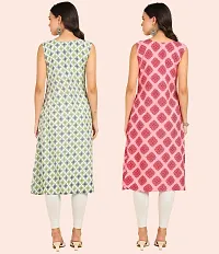 Fancy American Crepe Kurtis for Women Pack Of 2-thumb1