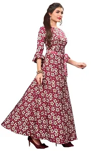 New Ethnic 4 You Women's Fit and Flare Ethnic Gown-thumb1