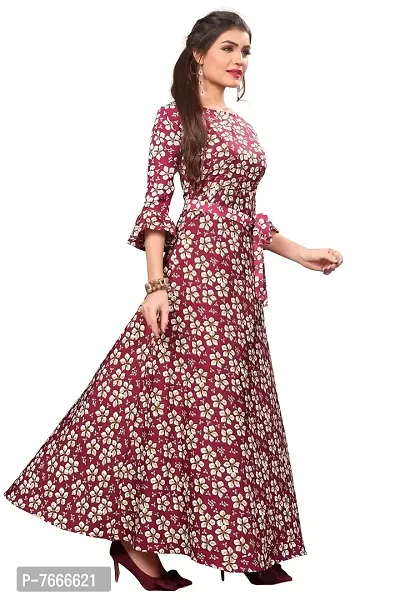 New Ethnic 4 You Women's Fit and Flare Ethnic Gown-thumb2