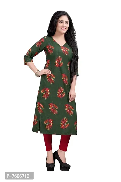 New Ethnic 4 You Women's Crepe A-Line Kurta-thumb3