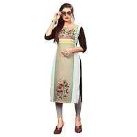 Stylish Crepe Printed Kurti For Women-thumb3