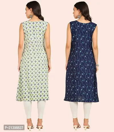 Fancy American Crepe Kurtis for Women Pack Of 2-thumb5