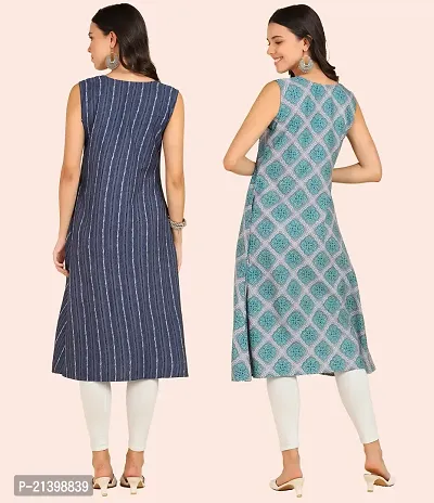 Fancy American Crepe Kurtis for Women Pack Of 2-thumb5