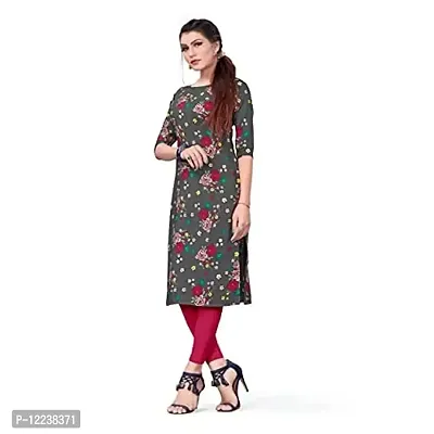 Stylish Crepe Printed Kurti For Women Pack Of 4-thumb4