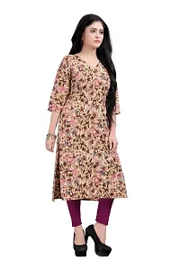 Stylish Crepe Printed Kurti For Women-thumb2